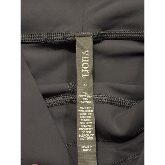 Vuori Drawstring Waist Daily Sport Leggings VW459 Pants Azure Grey Size XL - Picture 8 of 10